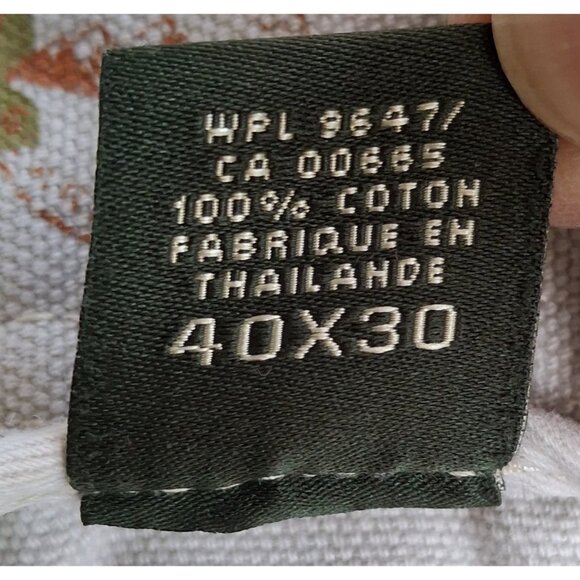 Eddie Bauer Mens Work Heavy Duty Khaki Cargo Pants Size 40X30 Cotton Fabric - Picture 4 of 14